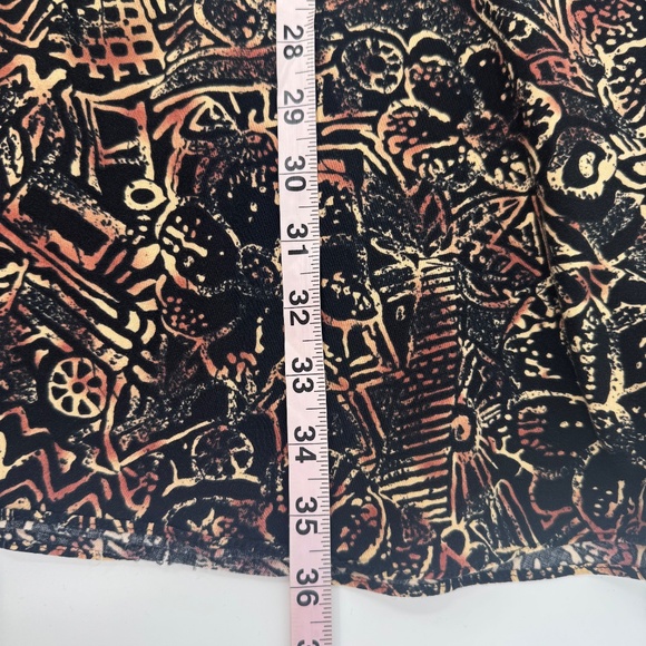 Hilo Hattie Dress Women Medium Brown Hawaiian Tropical Short Sleeve Vintage - Picture 10 of 11